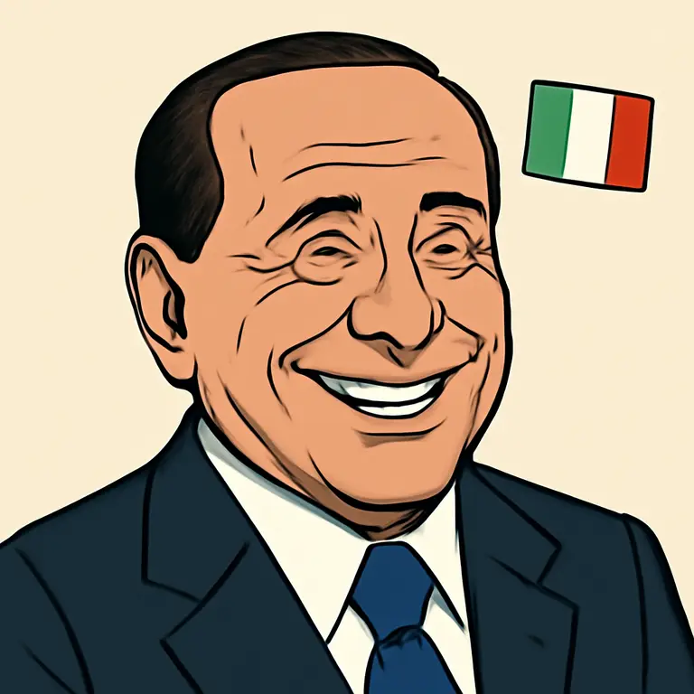 Portrait of Silvio Berlusconi