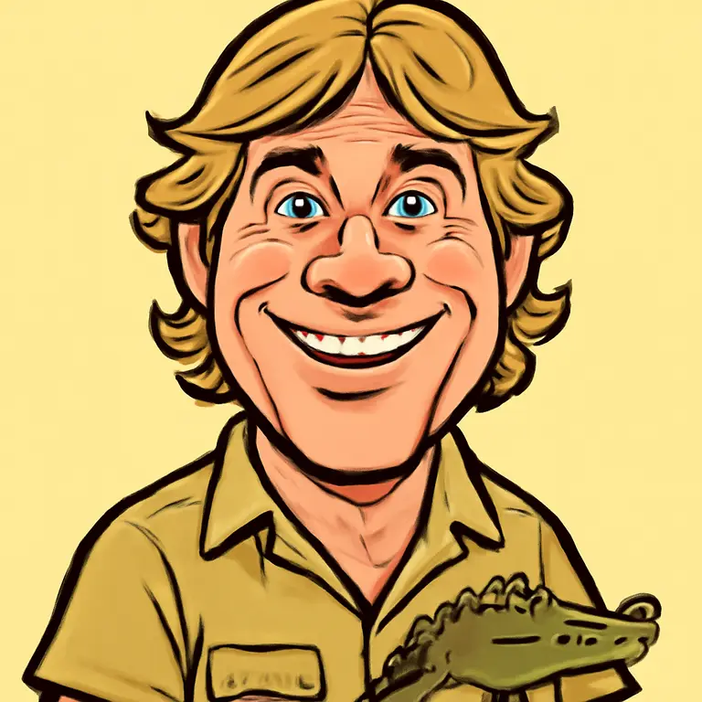 Portrait of Steve Irwin