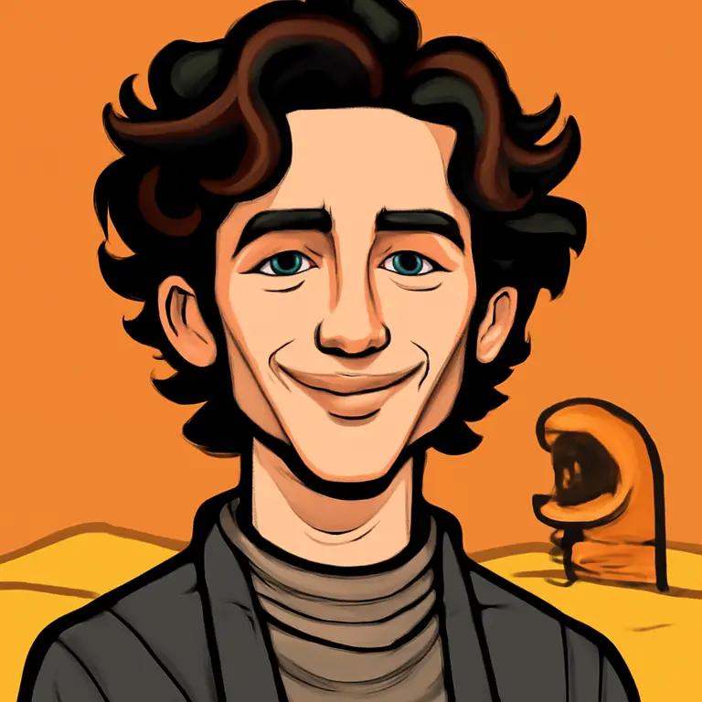 Portrait of Timothée Chalamet