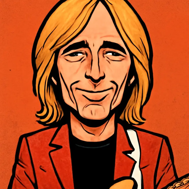 Portrait of Tom Petty