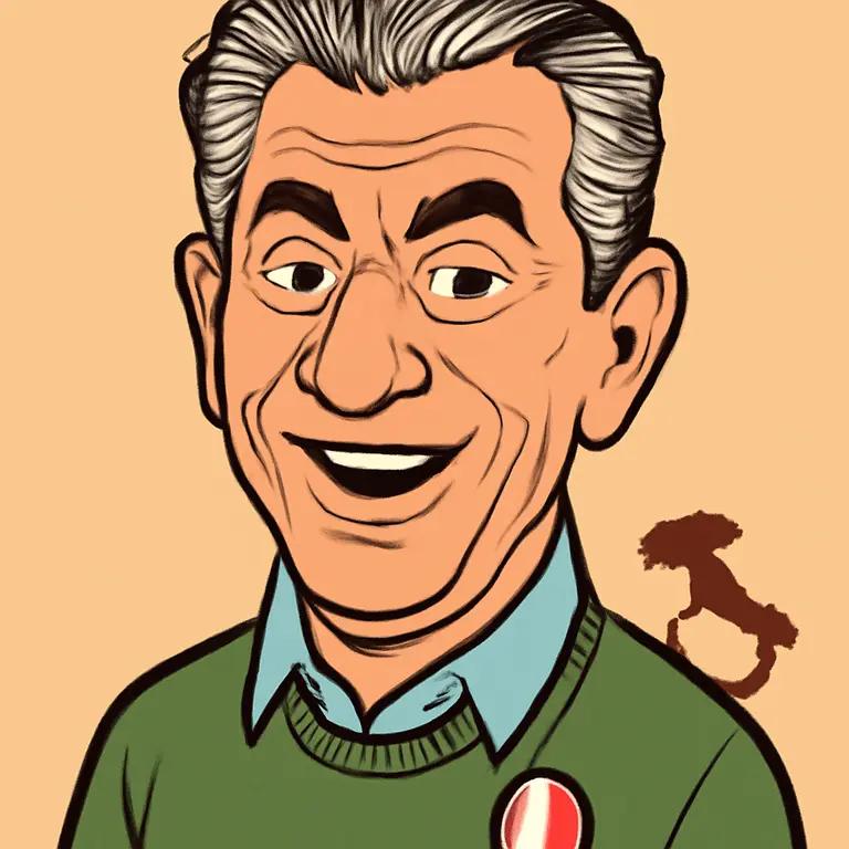 Portrait of Umberto Bossi