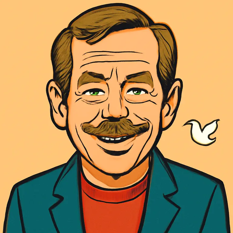 Portrait of Václav Havel