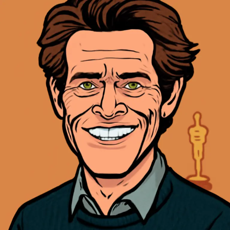 Portrait of Willem Dafoe