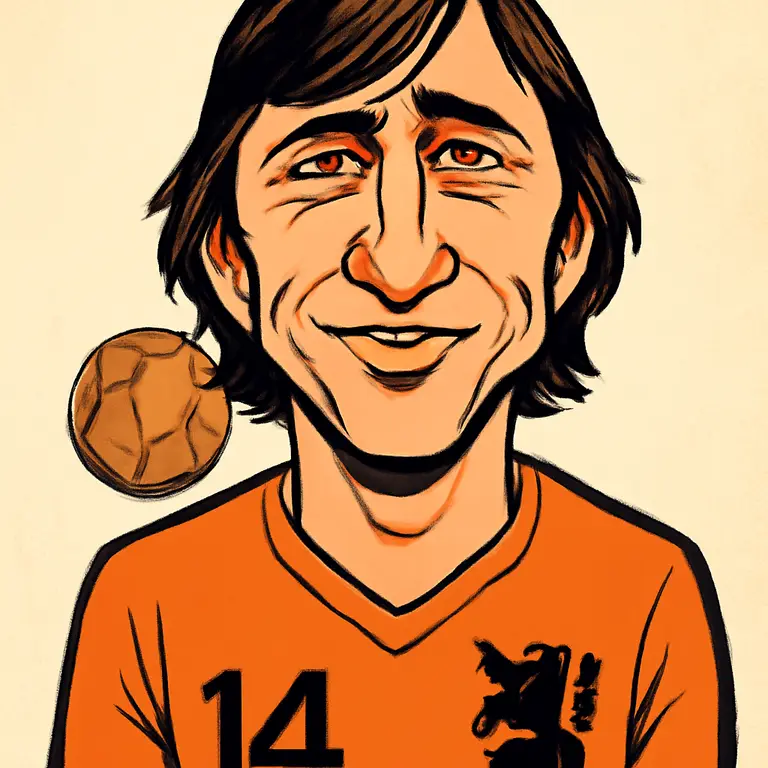 Portrait of Johan Cruyff