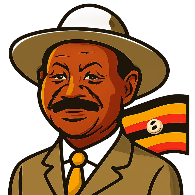 Portrait of Yoweri Museveni
